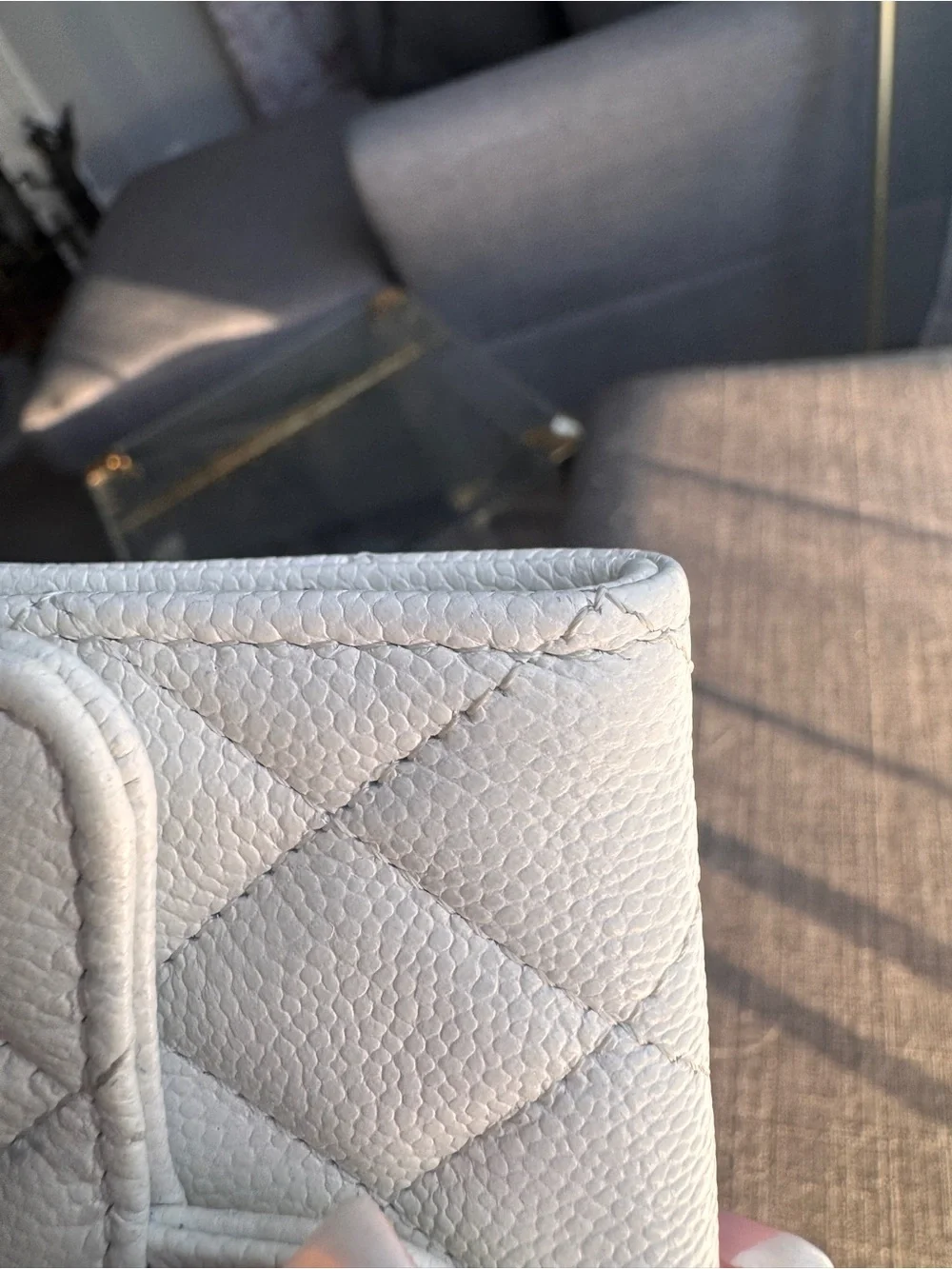 CHANEL compact quilted